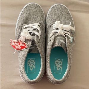 Light Grey/Teal Vans